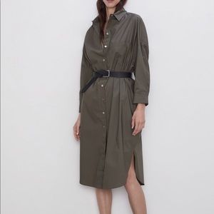 Brand new cotton shirt dress